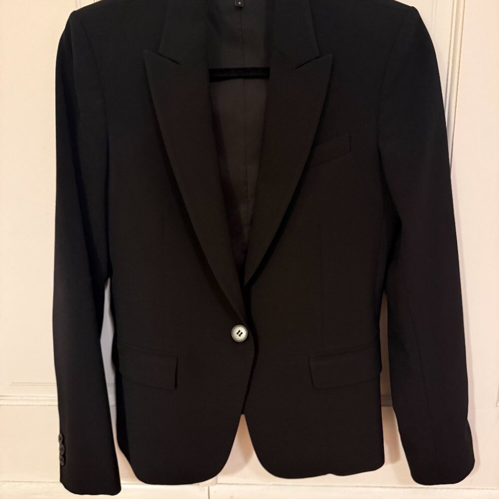 Theory Black Blazer - 6 - Picture 2 of 6